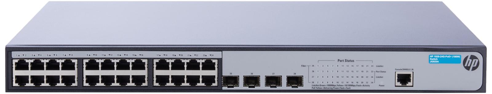 HPE OfficeConnect 1920 24G PoE+ (180W) Switch | JG925A