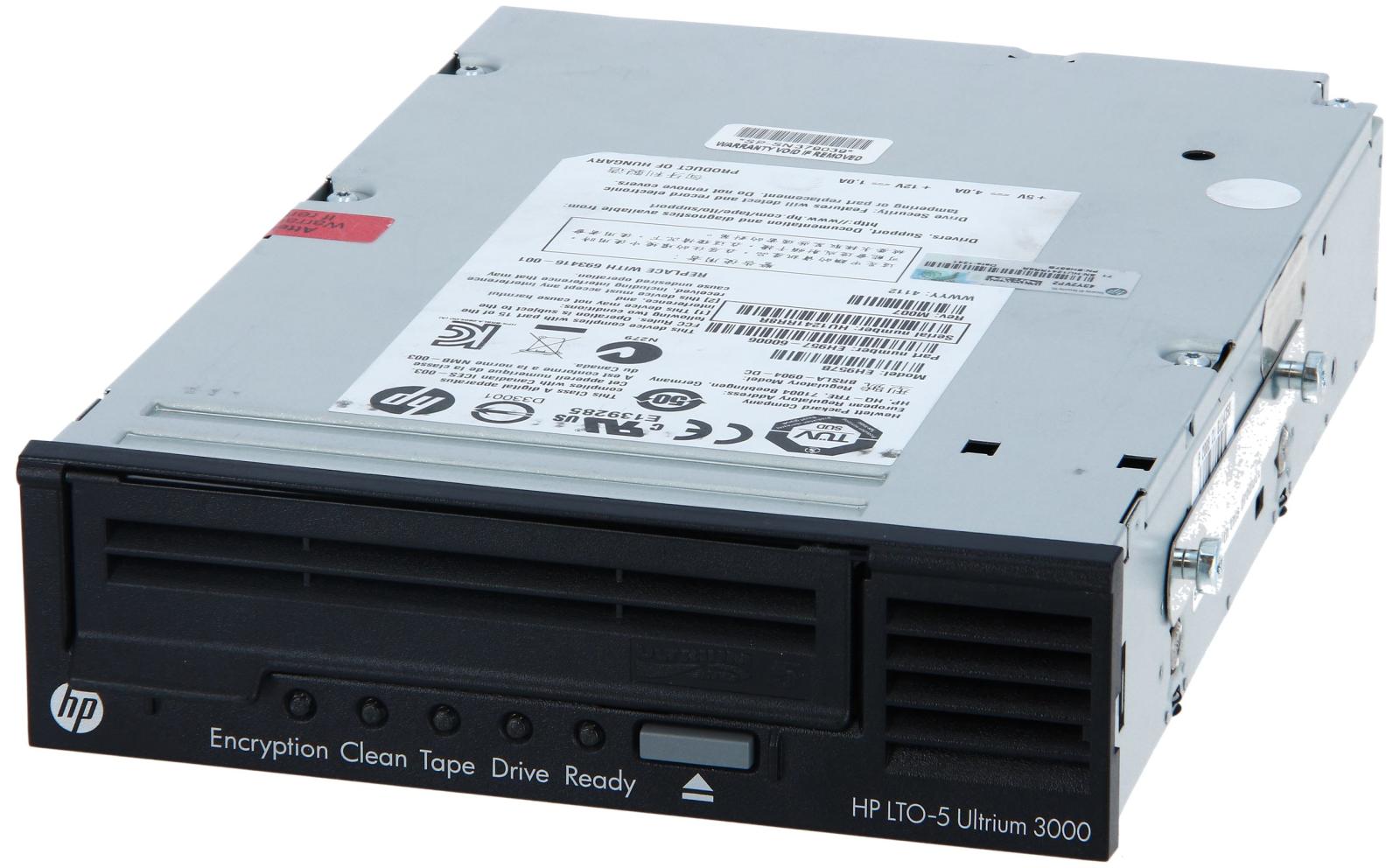 HP - EH957B - HP LTO5 Ultrium 3000 SAS Int Tape Drive+726909-001 HPE H240 12Gb 2-ports Int