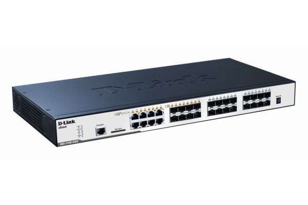 D-Link DGS-3120-24SC 24-port SFP stackable L2 switch, 8x combo
