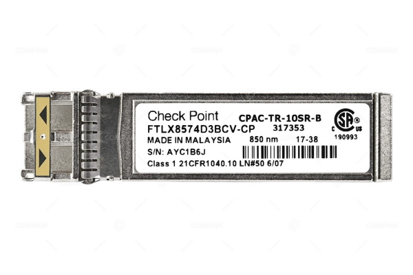 M4E210G2SPI9-XR-CP2 + CPAC-TR-10SR-B – 2× 10 GbE SFP+ interface + transceivery 1