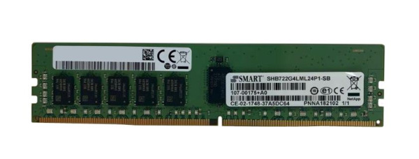 107-00175+A0 NetApp 16GB PC4-19200 DDR4-2400MHz Registered ECC CL17 288-Pin DIMM