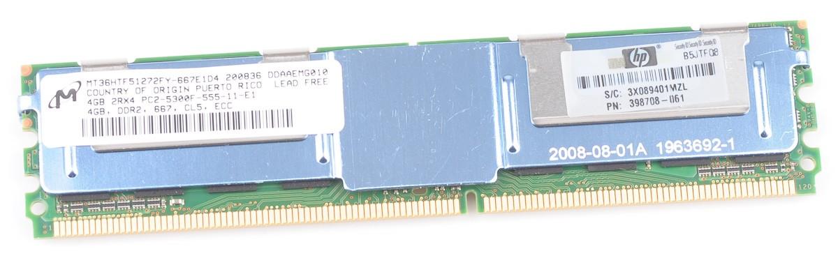 4GB PC2-5300F DDR2 667MHz ECC fully buffered